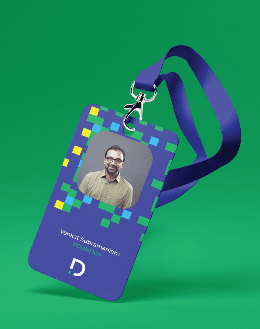 DealsPlus ID on blue background